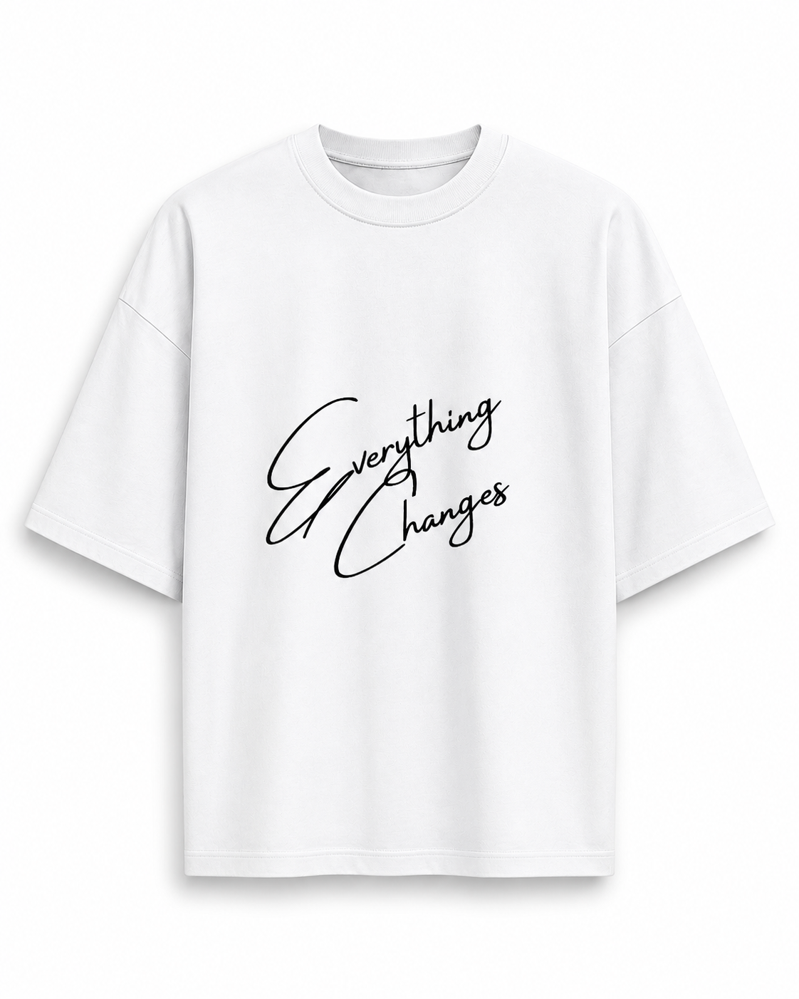Everything Changes™ | Unisex Terry Oversized Tee