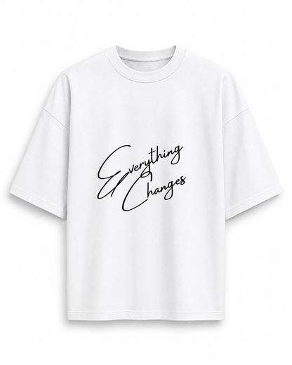 Everything Changes™ | Unisex Terry Oversized Tee