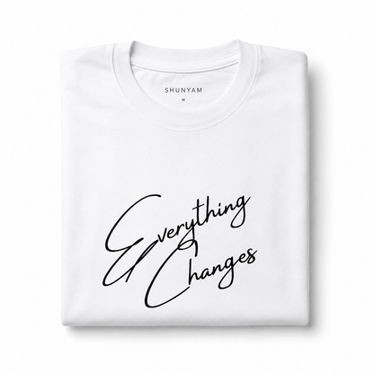 Everything Changes™ | Unisex Terry Oversized Tee