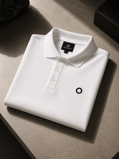 Men's Polo - White